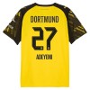 Fotballtrøye Borussia Dortmund Adeyemi 27 Hjemmedrakt 2025-26 Kortermet